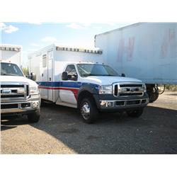 2006 FORD F450 SUPER DUTY AMBULANCE,
