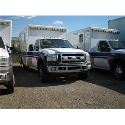 2006 FORD F450 SUPER DUTY AMBULANCE,