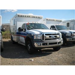 2006 FORD F450 SUPER DUTY AMBULANCE,
