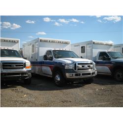 2005 FORD F450 SUPER DUTY AMBULANCE,