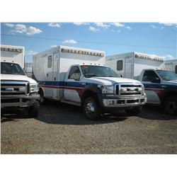 2005 FORD F450 SUPER DUTY AMBULANCE,