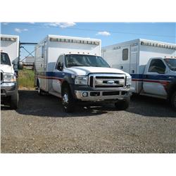 2005 FORD F450 SUPER DUTY AMBULANCE,