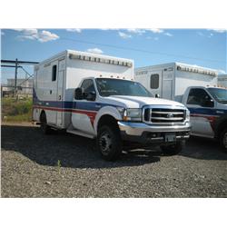 2005 FORD F450 SUPER DUTY AMBULANCE,