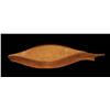 Image 2 : Makah Carved Model Canoe 20 1/2" L. 5 1/2" W.  Good Condition with Chip on Stern