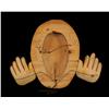 Image 4 : David Neel Two Spirited Transformation Mask - Carved Alder and Yellow Cedar 15" H. 19" W.  Fine Cond
