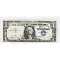STAR $1 1957 B SILVER CERTIFICATE GEM