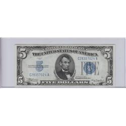 $5 1934 SILVER CERTIFICATE UNCIRCULATED