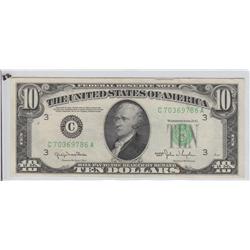 1950 $10 FRN  HIGH GRADE