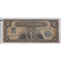 $2 1899 SILVER CERTIFICATE