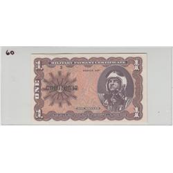 $1 MILITARY PAYMENT CERTIFICATE UNC MPC COPY