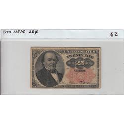 25 FRACTIONAL 5TH ISSUE