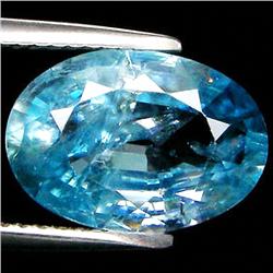 5.33ct Oval Cut Light Blue Paraiba Zircon (GEM-33465)