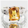 Image 1 : 23.05twc Citrine Diamond 14k Gold Ring (JEW-3400)