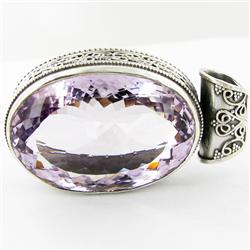 215twc Purple Pink Amethyst Sterling Pendant (JEW-3342)