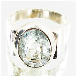 52.08ctw Aquamarine Sterling Ring (JEW-2689)