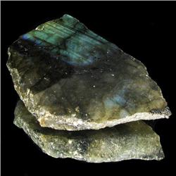 164.45ct Flashy Peacock Color Labradorite Slab (GEM-33643)
