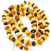 Image 1 : 40ct Natural Amber Small Bead Strand 16" (JEW-2999)