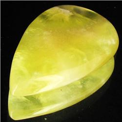 33.1ct Lemon Prehnite Cabochon (GEM-35687)