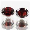 Image 1 : 5.38ctw Red Garnet Sterling Earrings (JEW-2645)