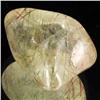 Image 1 : 70.35ct Tourmaline Rutilated Quartz Freeform Cabochon (GEM-33867)