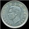 Image 1 : 1940 Britian 3p Silver AU+ ERROR (COI-8825)