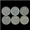 Image 1 : 1941 Britian 3p Silver XF/AU 6pcs (COI-8819)