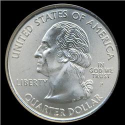 2007P Wyoming GEM 25c NGC MS66 SMS (COI-9673)