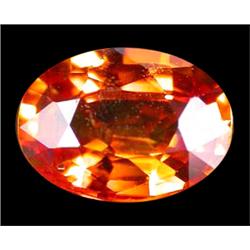1.08ct VVS Charming Orange Sapphire Oval  (GEM-10151)