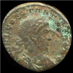 300AD Roman Bronze Coin Higher Grade (COI-9596)