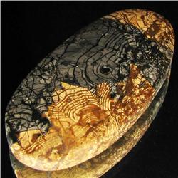 83.21ct Rare Spider Agate Cabochon (GEM-33113)