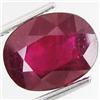 Image 1 : 5.36ct Glowing Natural Blood Ruby Oval (GEM-29417)