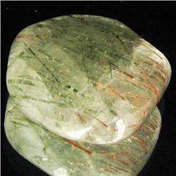 40.15ct Tourmaline Rutilated Quartz Freeform Cabochon (GEM-33882)