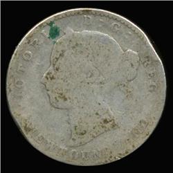 1894 Canada Newfoundland 10c Silver Circulated (COI-6742)