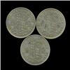Image 2 : 1939 Britain Silver 1/2 Crown VF/XF 3pcs (COI-8880)