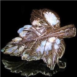 85.48ct Australian Boulder Opal Handcarved Goldfish (GEM-31848)