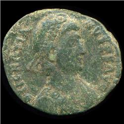 300AD Roman Bronze Coin Higher Grade (COI-9014)