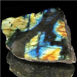 291.4ct Flashy Peacock Color Labradorite Slab (GEM-33660)