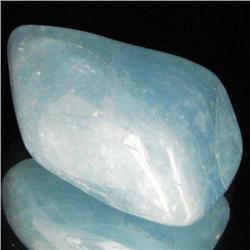 45.2ct Strong Blue Freeform Aquamarine Cabochon (GEM-33718)