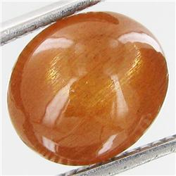 3.90ct Vibrant Sunstone Cat's Eye Cabochon  (GEM-32068)