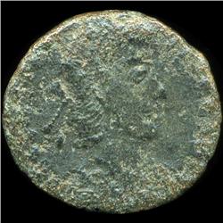 300AD Roman Bronze Coin Higher Grade (COI-9621)