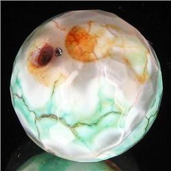 26.6ct Spearmint Fire Agate Sphere Pendant (GEM-35647)