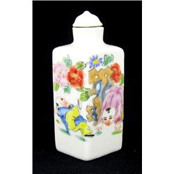 Antique Chinese Porcelain Snuff Bottle (ANT-1493)