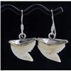 Image 1 : Sterling Shark Ivory Earrings (JEW-1957)