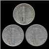 Image 2 : 1935P/D/S Mercury Dimes Hi Grade Set of 3 (COI-8457)