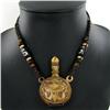 Image 1 : Tibet Bone Snuff Bottle Choker Necklace (JEW-3204)