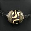 Tibet Big Agate Bead Choker Necklace (JEW-3293)