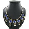265ct Vintage Tibet Lapis Nickel Necklace (ANT-1571)