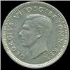 Image 1 : 1942 Britian 3p Silver AU Scarce (COI-8817)