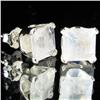 Image 2 : 5.37ctw Moonstone Sterling Earrings (JEW-2649)