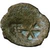 Image 1 : Caffa   Nominale tartaro (Orda d'Oro) con contromarca \cristogramma\" e \"castello\" genovese."